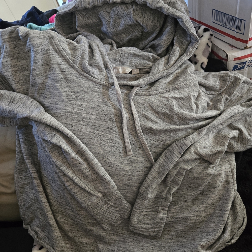 Athleta Heather Gray Hoodie